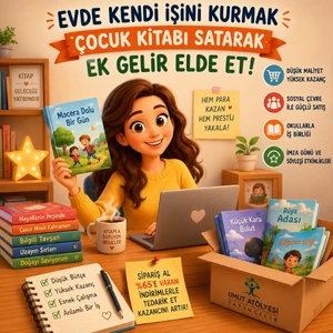 evde kendi işini kurmak çocuk kitabı satarak ek gelir